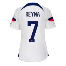 Forente Stater Giovanni Reyna #7 Hjemmedrakt Kvinner VM 2022 Kortermet